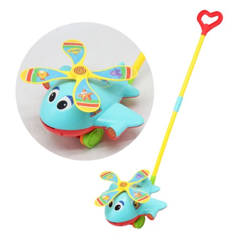 Каталка с ручкой пластиковая 