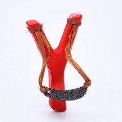 Дерев'яна іграшка рогатка, 15см, 4 кольори, 12-18-2см 