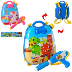 Водяний автомат 25см, помпа, з балоном на плечі 31см, 2 види, п/е, 31-47-6см 