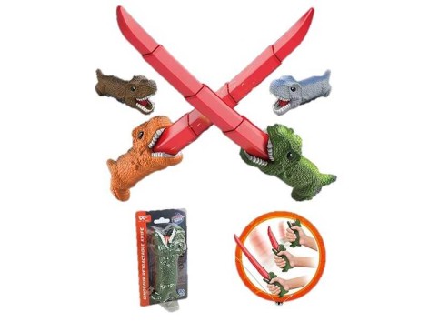 Меч-антистресс микс видов “Динозавр”, на листе 