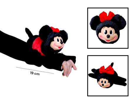 Мягкая игрушка на руку мики маус 19см