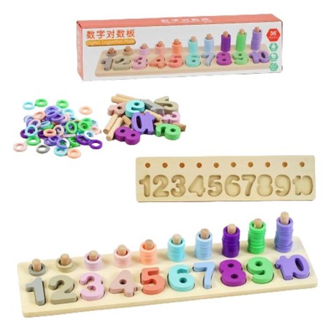 Доска логическая C 35580 (48) математический сортер в коробке