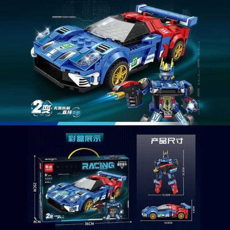 Конструктор “Трансформер”, 413 елементів, в кор. 36*25*8 см /36/