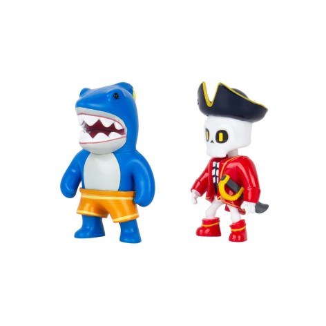 Набор коллекционных фигурок STUMBLE GUYS - МЕГАЛОДОН И КАПИТАН НОХАРТ (2 фигурки, 6 cm)