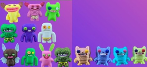 3D іграшка Фуглер (fuggler) 8-10см з брелком