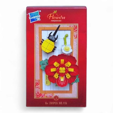Конструктор “Flowers. Картина с цветочками”, 241 дет