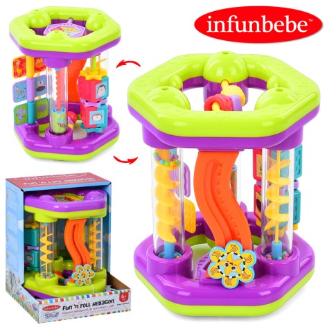 Гра ролик/роллер, 17,5см, рухливі деталі, лабіринт, дощ, 2 кольори, в кор-ці, 17-15-21см /6/