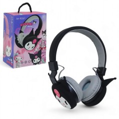 Наушники беспроводные аниме Kuromi, черные