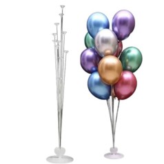 Підставка тримач для повітряних куль пластик.на 11шт 100см (36103)