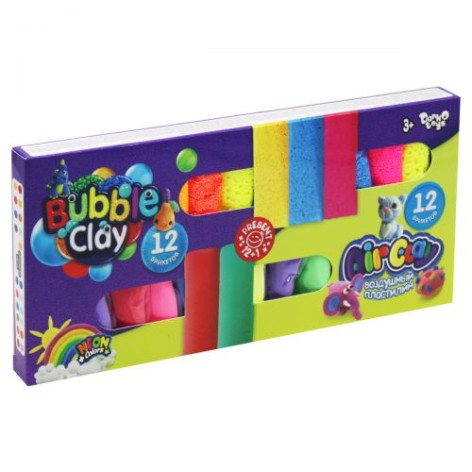 Набор пластилина "Air Clay+Bubble Clay"