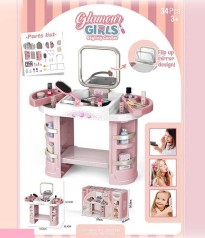 Трюмо 52,5х30,5х61,5 см, зеркало, имитация косметики, гребень, аксессуары, в кор. /8/