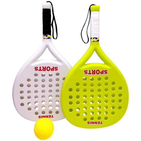 Теннис пляжный (2 ракетки с мячиком) 40*22*3 см