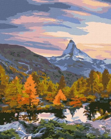 Картина по номерам "Яркий лес" 40х50 см