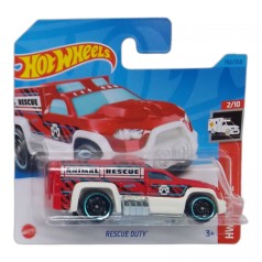 Hot Wheels animal rescue duty red