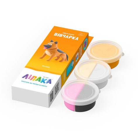 Набор самостоятельно твердеющего пластилина ЛИПАКА – СОБАЧИ ИСТОРИИ: ВЕЧЕРКА