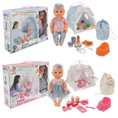 Набор игрушечный микс 2 вида, пупс, аксесс кор.43*10*33см /18-2/