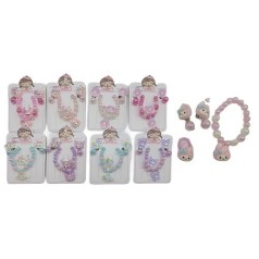 Набір біжутерії: браслет+кільце+сережки