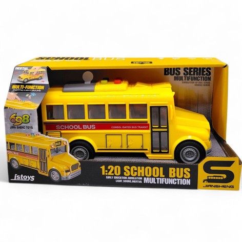 Автобус (інерційний озвучений) зі світлом, в коробці 24,5x13x10,5 см)