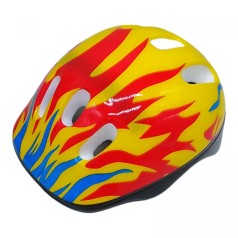 Детский защитный шлем для спорта, огонь
