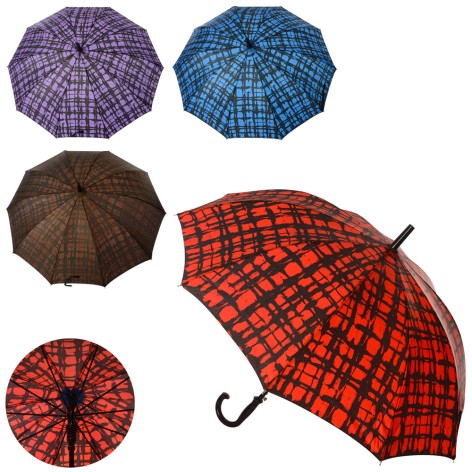 Парасолька тростина76см,діам101см,спиця57см,довж84см,тканина,4 кольори,п/е 