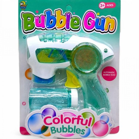 Пістолет з мильними бульбашками "Buble Gun" на листі