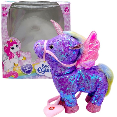 Интерактивная игрушка "Веселый Единорог" (ФИОЛЕТОВЫЙ)