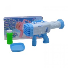 Бластер с мыльными пузырями "Bazooka Bubble Toy" (голубой)