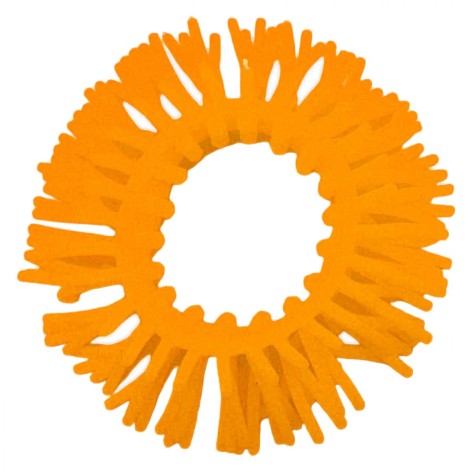 Браслет-антистресс "Ежик", оранжевый.
