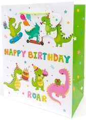 Пакет паперовий 140г/м2, матова ламінація, 18х23х10 см, GB-24019 5 шт. в уп. 