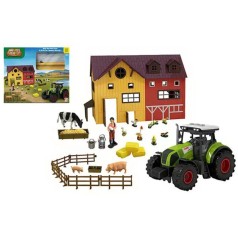 Игровой набор "Ферма", дом, трактор фигурки, 64 элемента