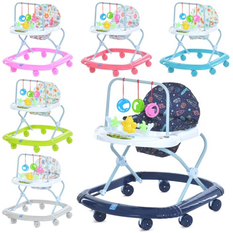 Ходунки мікс видів, музика, колеса 8 шт. 5,4см 