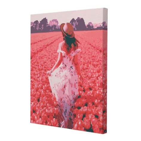 Картина за номерами Riviera Blanca "Рожеве море" 40x50 см 22 кольори вертикальна (RB-0342)