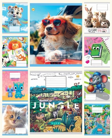 Тетрадь 12 арк.клетка Твердая ТА51102 Микс 3, 25/600, 10к. цена за 25 шт.