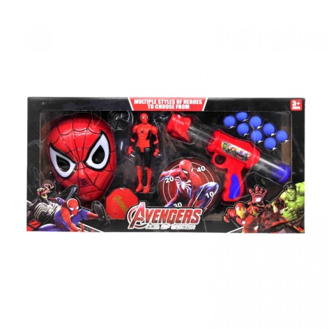 Ігровий набір MIC "ЛЮДИНА ПАВУК" з маскою та пістолетом червоний