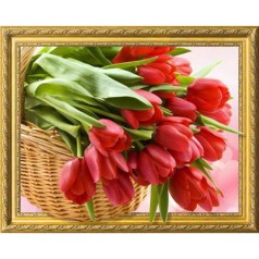 Алмазна мозаїка за номерами 0476ELT 40*50 об'ємна 