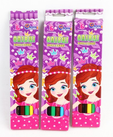 УЦІНКА 30% Олівець дер. 6кол. 