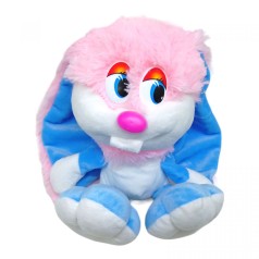 Мягкая игрушка "Зайка-коротышка", 30 см (голубой)