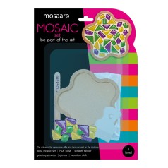 Набор для творчества стеклянная мозаика «Цветок» в блистере.