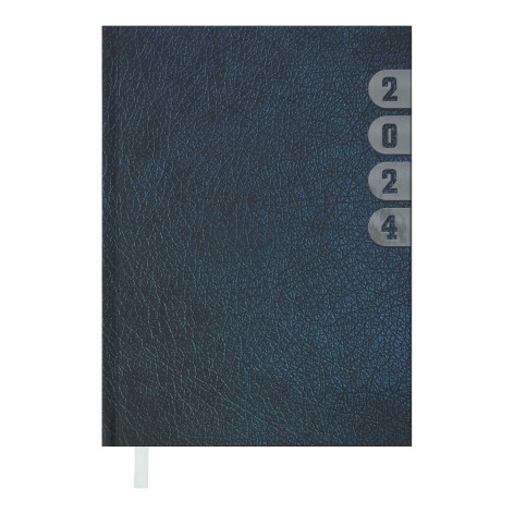 Дневник датированный 2024 INDEX, A5, синий