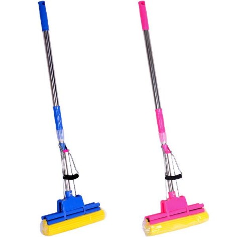 Швабра з подвійним віджиманням 98см, губка 29см D6см X2-225