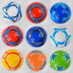 М'яч Футбольний розмір №2, вага 100 грам, спінений матеріал PVC, балон гумовий, 6 видів
