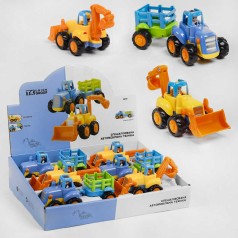 Трактор игрушечный TK Group, инерция 6 шт. в коробке