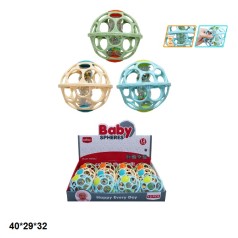 Брязкальце Oball 3803 куля 3кол. /8/96/12шт.в кор.40*29*32