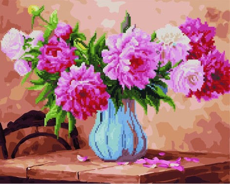 Картина за номерами + Алмазна мозаїка 
