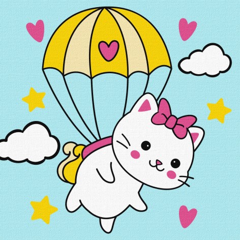 Набор для росписи по номерам для детей 