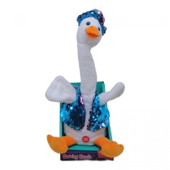 М'яка інтерактивна іграшка арт. T503 гусак, повтор голосу, юсб заряд, короб. 12,2*12,2*14см