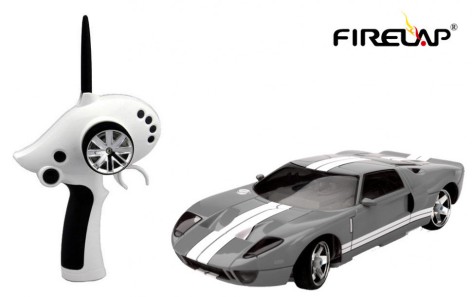 Машинка на радиоуправлении Автомодель 1:28 Firelap IW02M-A Ford GT 2WD (серый)