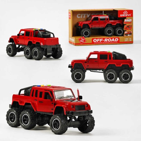 Джип WY 480 A (24) звук, підсвічування, інерція, на батарейках, масштаб 1:16, у коробці