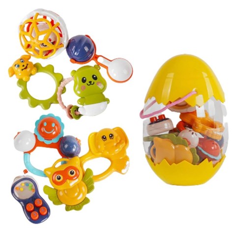 Брязкальця 8 штук у яйці