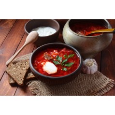 Набор для творчества алмазная картина Национальный вкус Strateg размером 30х40 см (HEG87061)